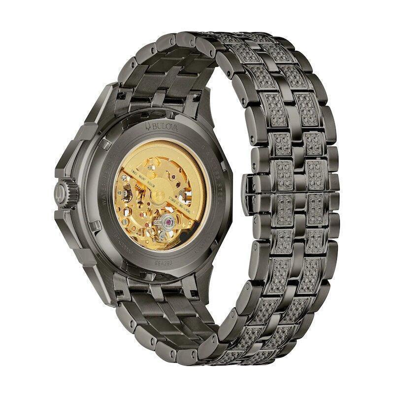 Bulova Crystal Automatic Mens Watch 98A293