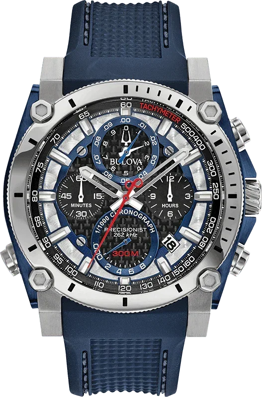 Bulova Precisionist Quartz Mens Watch 98B315