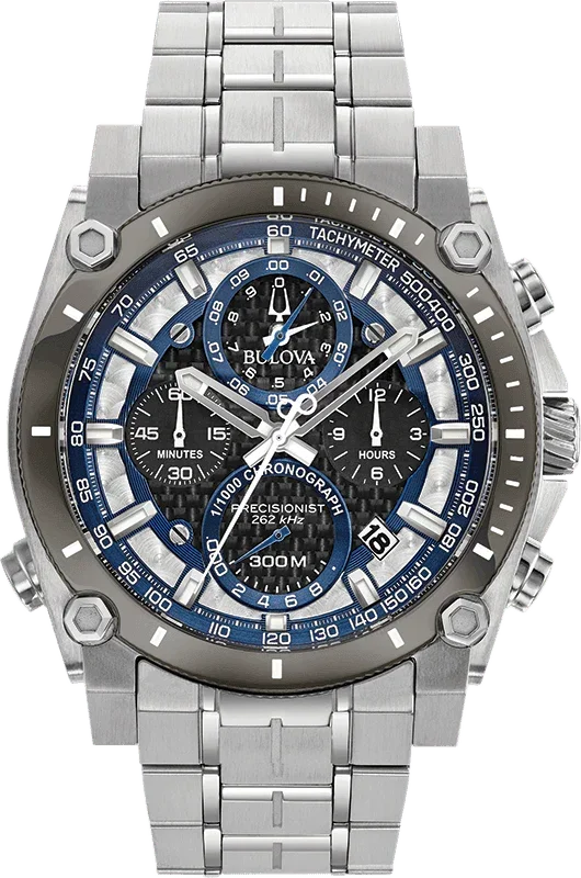 Bulova Precisionist Quartz Mens Watch 98B316