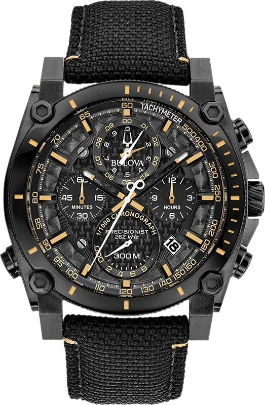 Bulova Precisionist Quartz Mens Watch 98B318