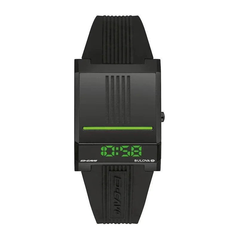 Bulova D-Cave Quartz Mens Watch 98C141