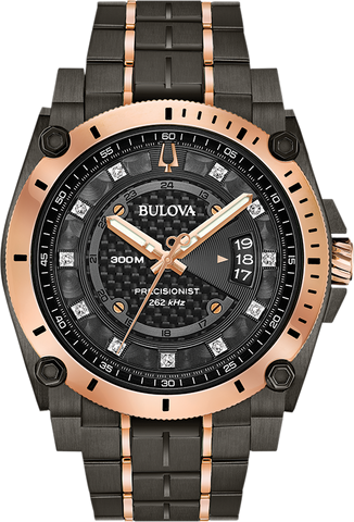 Bulova Precisionist Quartz Mens Watch 98D149