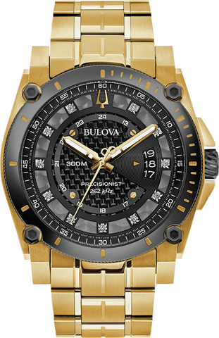 Bulova Precisionist Quartz Mens Watch 98D156
