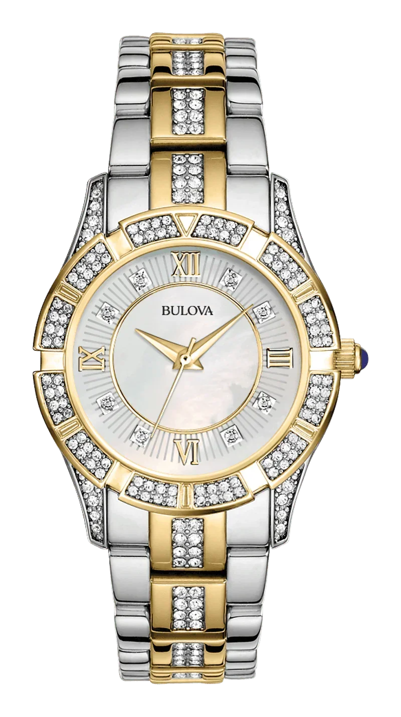 Bulova Crystal Quartz Womens Watch 98L135