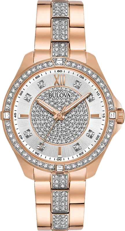 Bulova Crystal Quartz Womens Watch 98L229