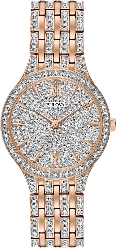 Bulova Crystal Quartz Womens Watch 98L235