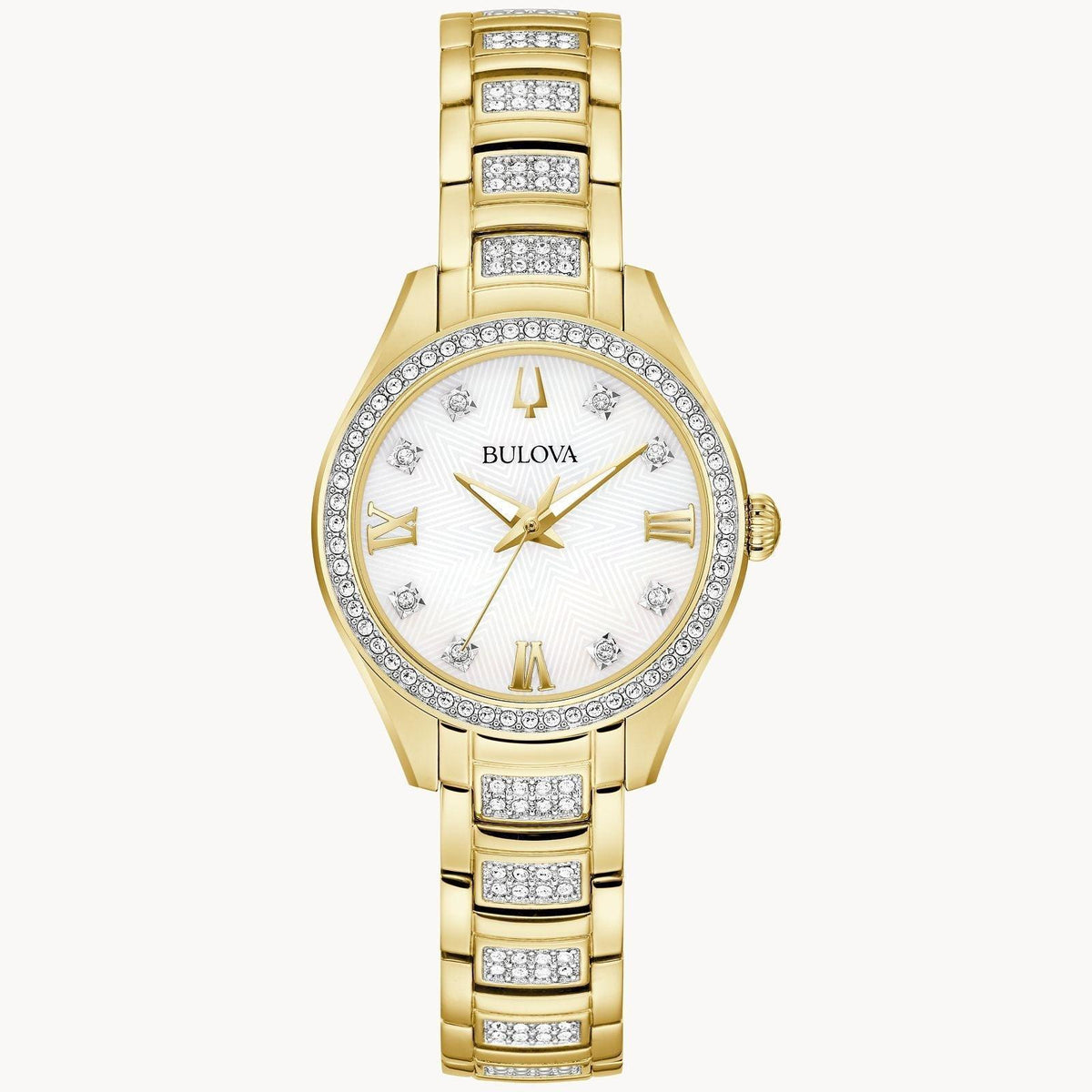 Bulova Crystal Quartz Womens Watch 98L306