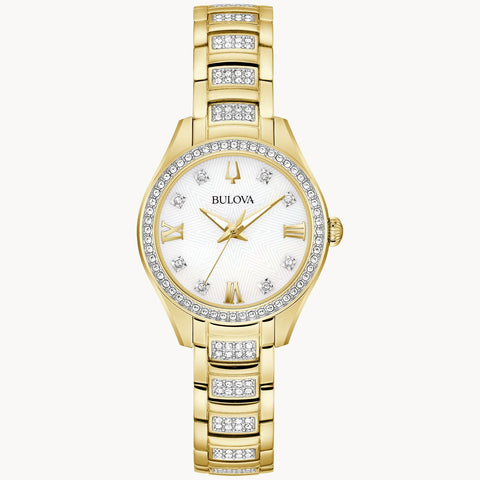 Bulova Crystal Quartz Women's Watch 98L306