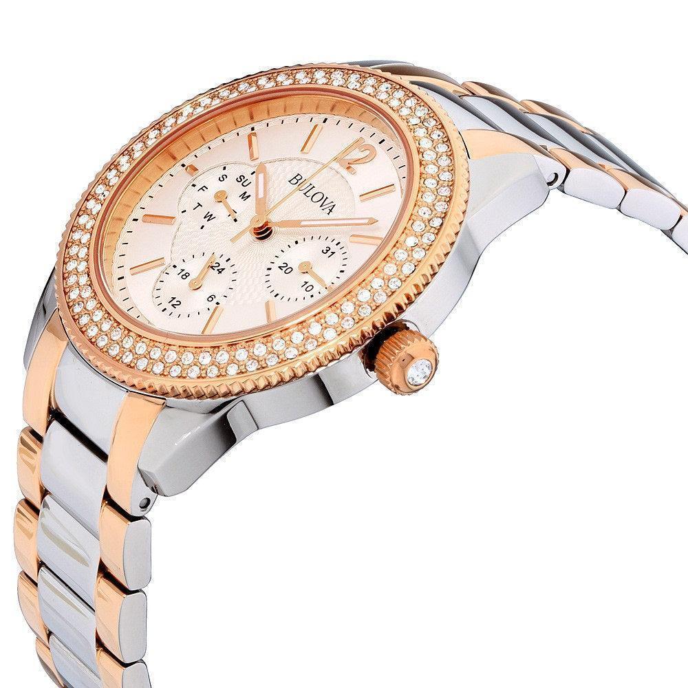 Bulova Crystal Quartz Women's Watch 98N100