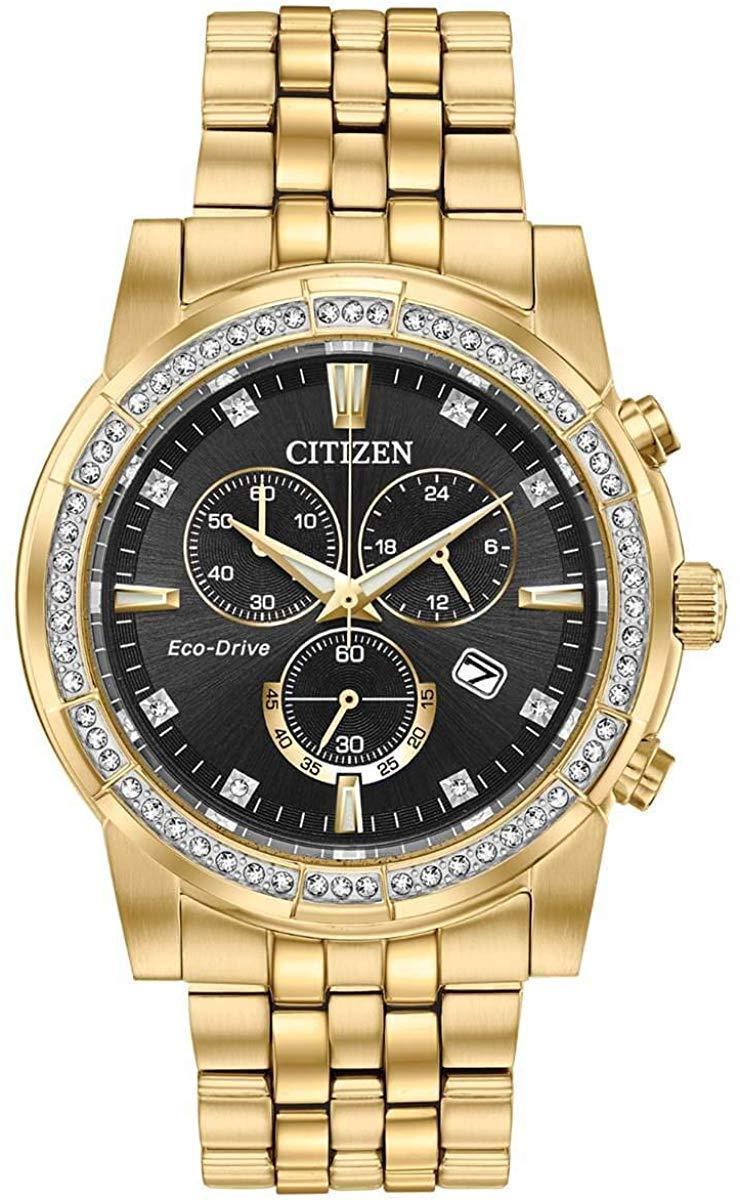 Citizen Eco Drive Crystal Mens Watch AT2452-52E