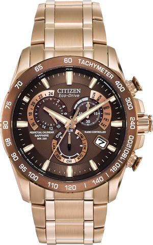 Citizen Perpetual Chrono A-T Eco-Drive Mens Watch AT4106-52X