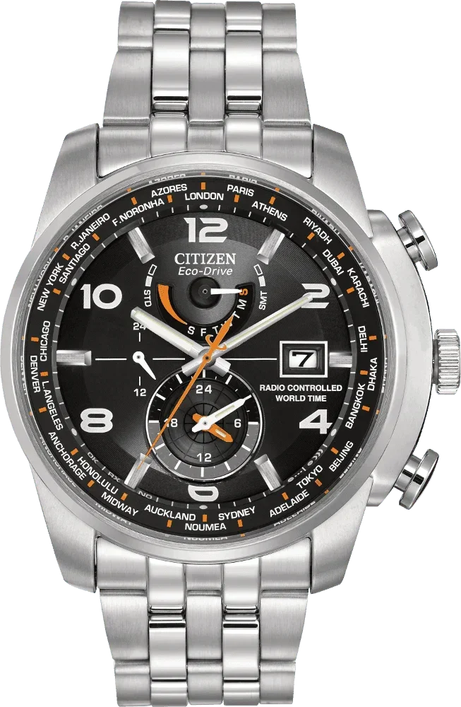 Citizen Eco Drive World Time A-T Mens Watch AT9010-52E