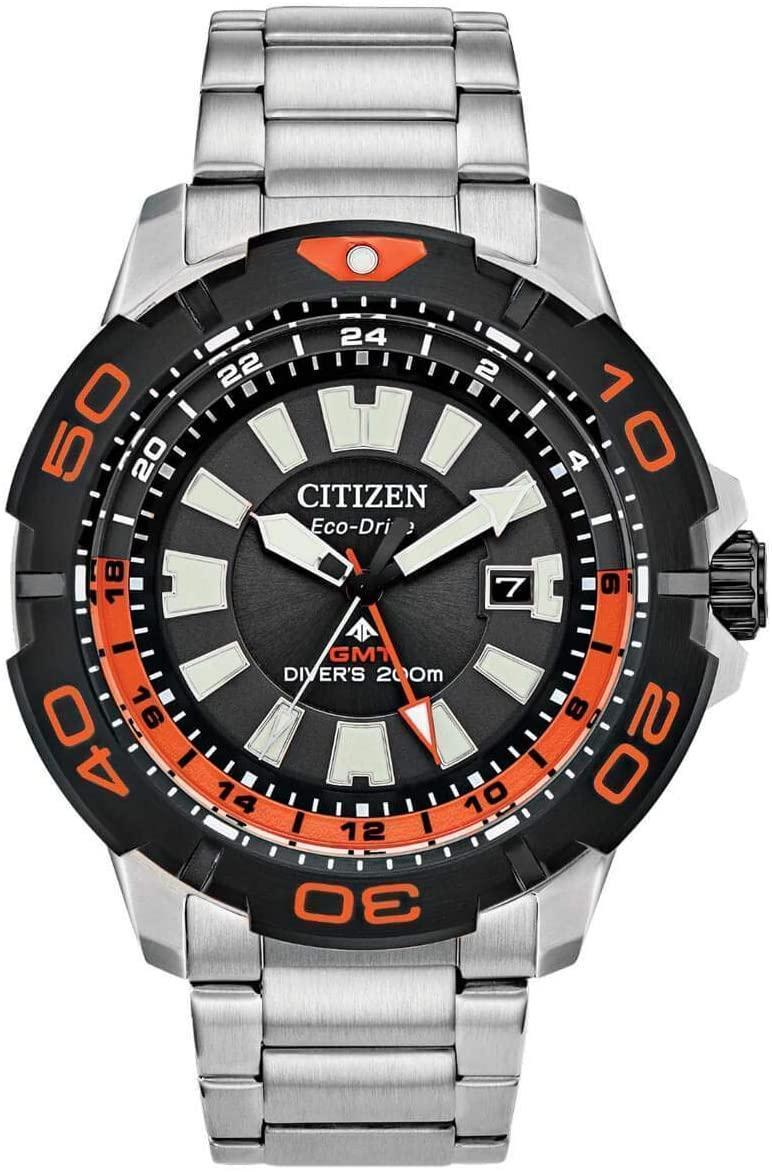 Citizen Eco Drive Promaster Diver Gmt Mens Watch BJ7129-56E