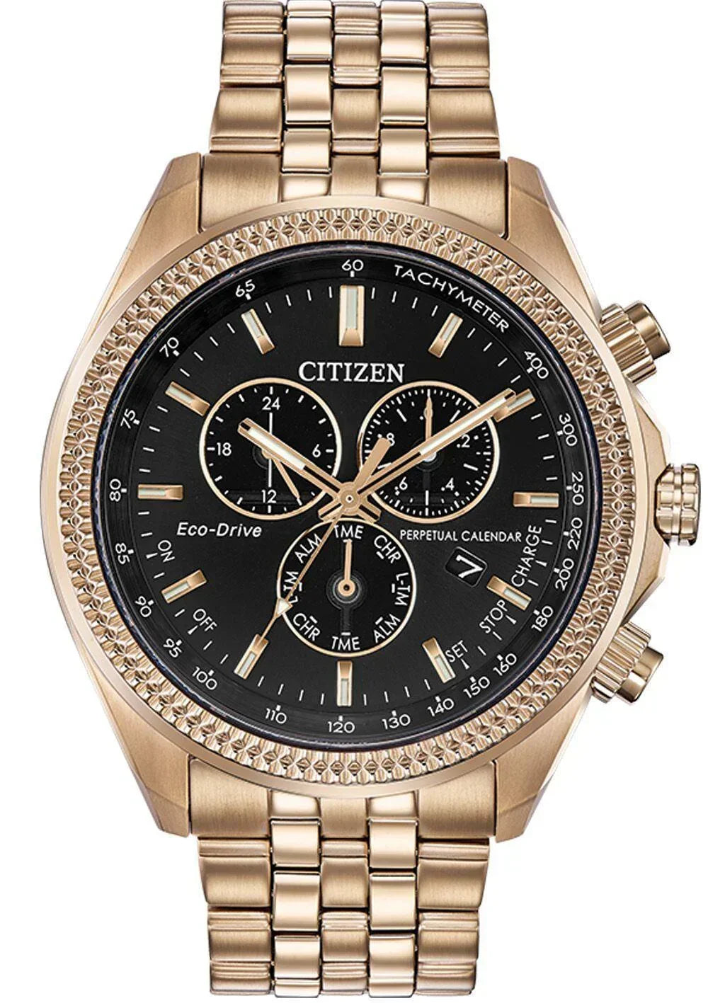 Citizen Eco Drive Perpetual Calendar Chronograph Mens Watch BL5563-58E