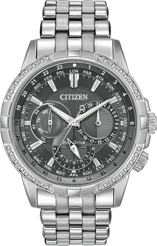 Citizen Eco Drive Calendrier Mens Watch BU2080-51H