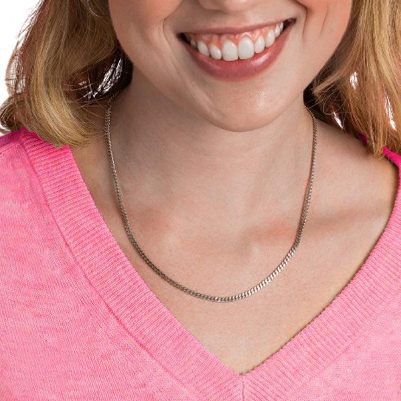 Sterling Silver 20&quot; 3mm Curb Link Chain