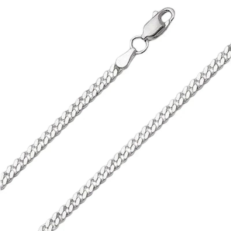 Sterling Silver 20&quot; 3mm Curb Link Chain