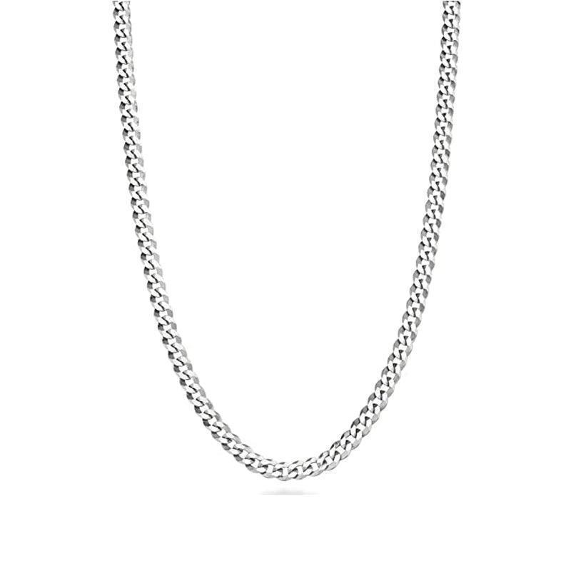 Sterling Silver 20&quot; 3.8mm Curb Link Chain