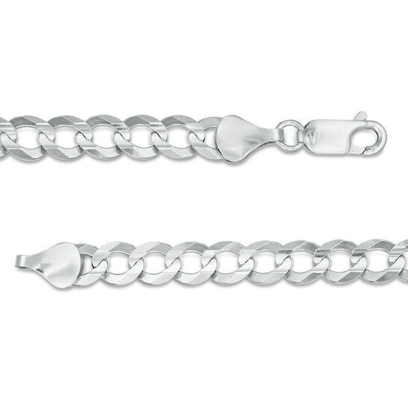Sterling Silver 22&quot; 5.7mm Mens Curb Link Chain