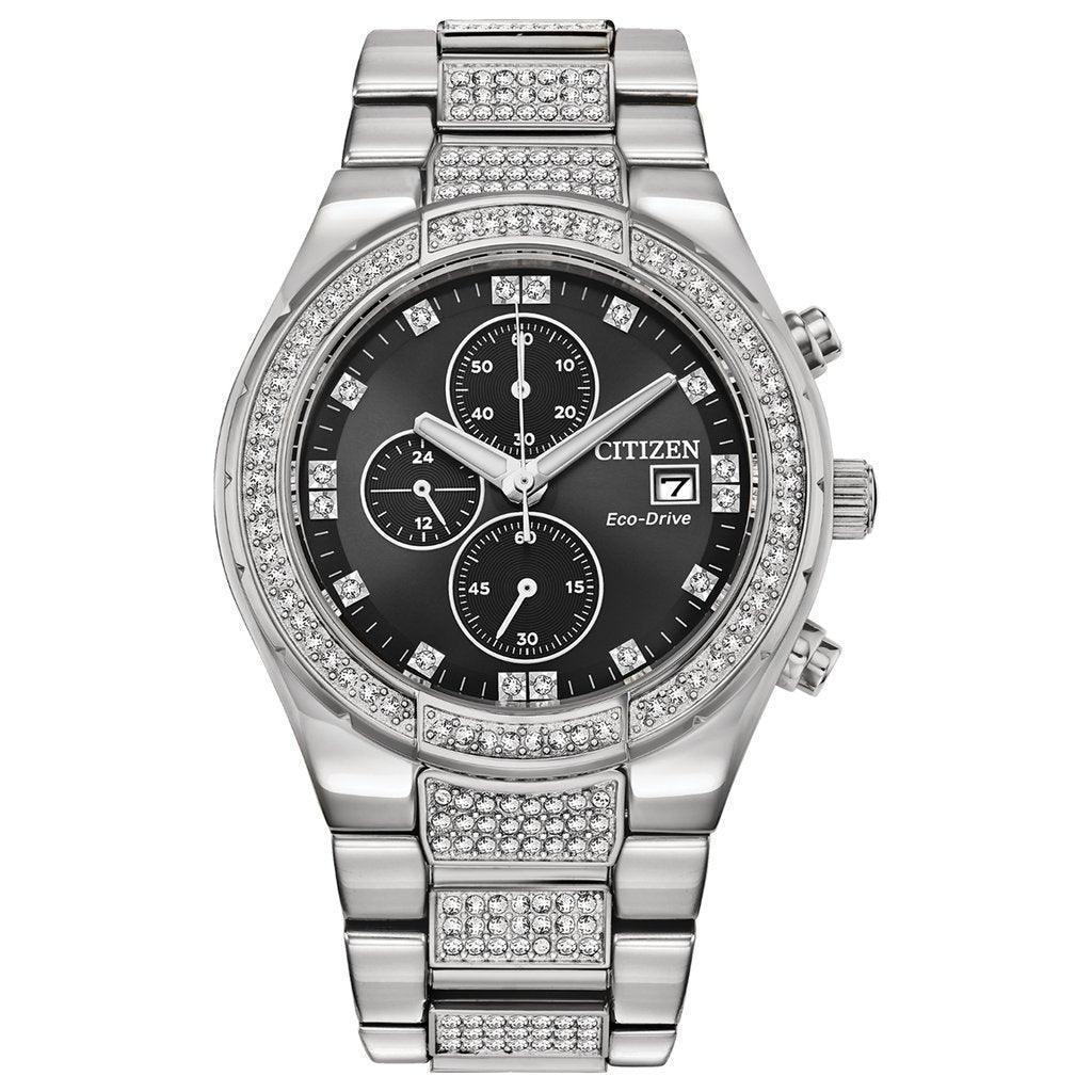 Citizen Eco Drive Crystal Mens Watch CA0750-53E