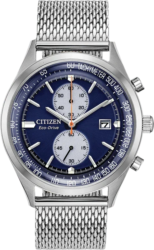 Citizen Eco Drive Chandler Vintage Chrono Mens Watch CA7020-58L