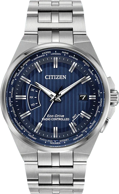 Citizen Eco Drive World Perpetual A-T Mens Watch CB0160-51L