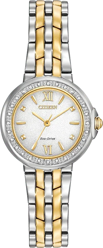 Citizen Eco Drive Silhouette Diamond Womens Watch EM0444-56A