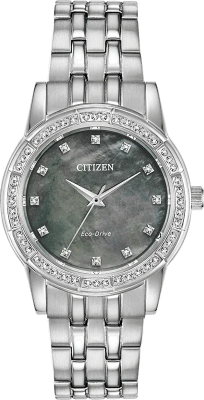 Citizen Eco Drive Silhouette Crystal Womens Watch EM0770-52Y