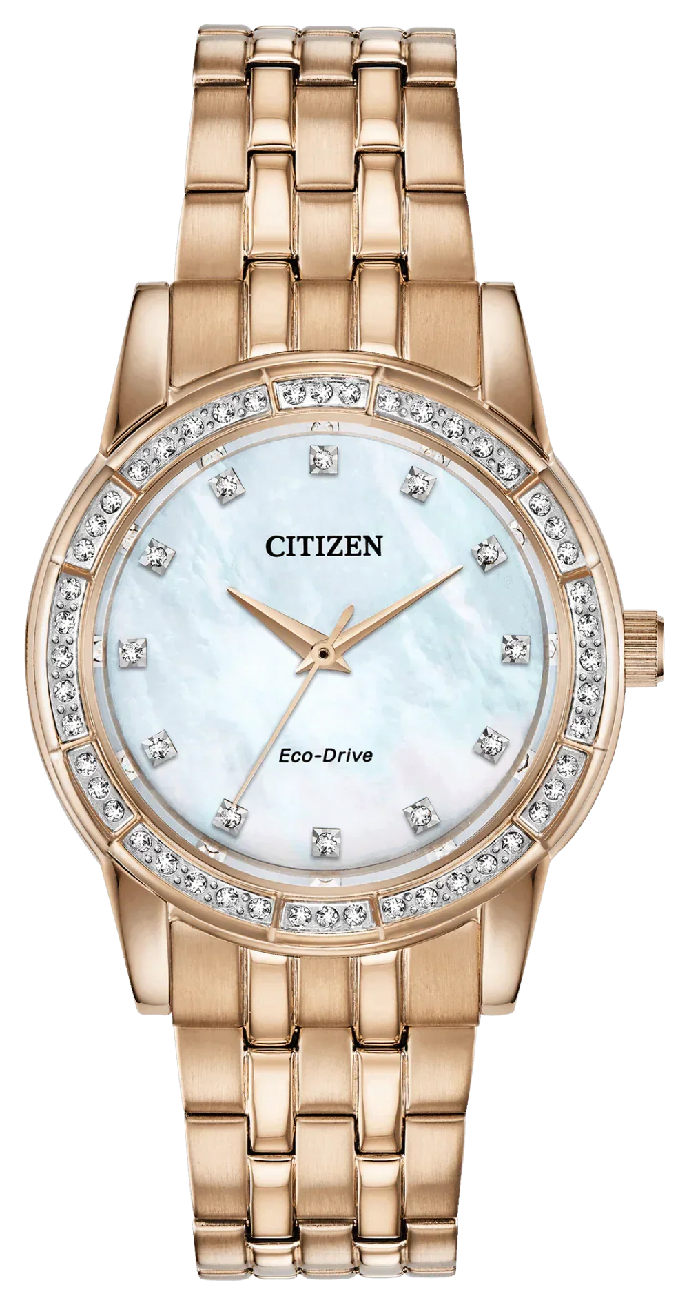 Citizen Eco Drive Silhouette Crystal Womens Watch EM0773-54D