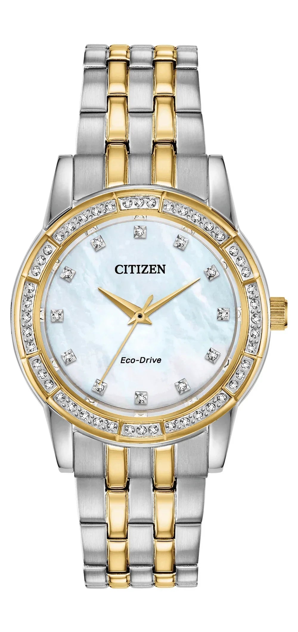 Citizen Eco Drive Silhouette Crystal Womens Watch EM0774-51D