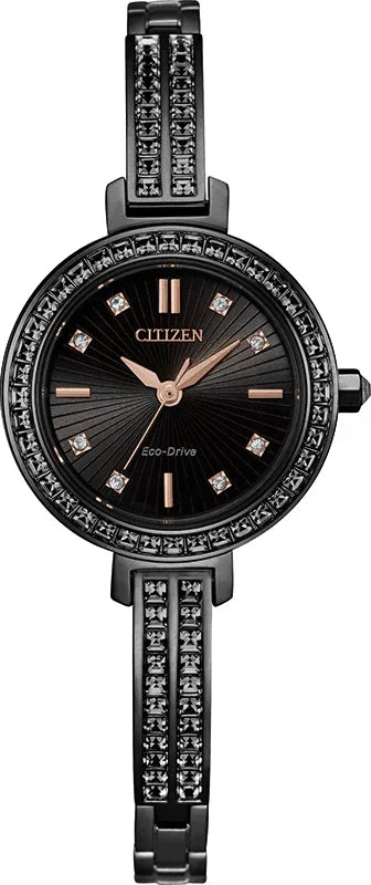 Citizen Eco Drive Silhouette Crystal Womens Watch EM0865-58E