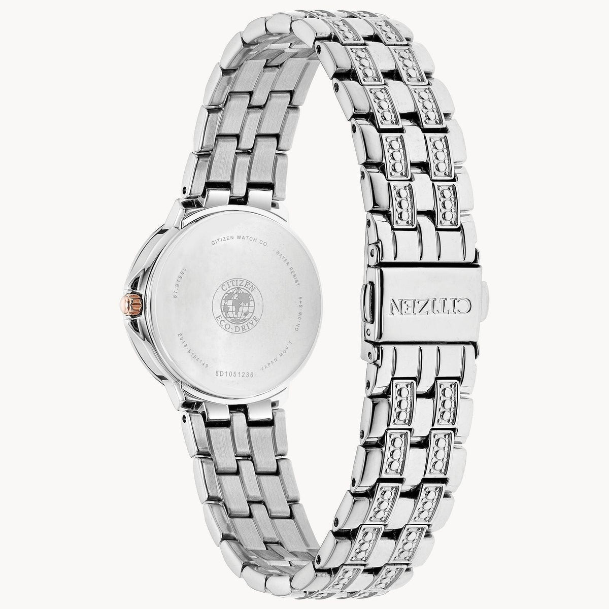Citizen Silhouette Eco-Drive Crystal Womens Watch EW2340-58A