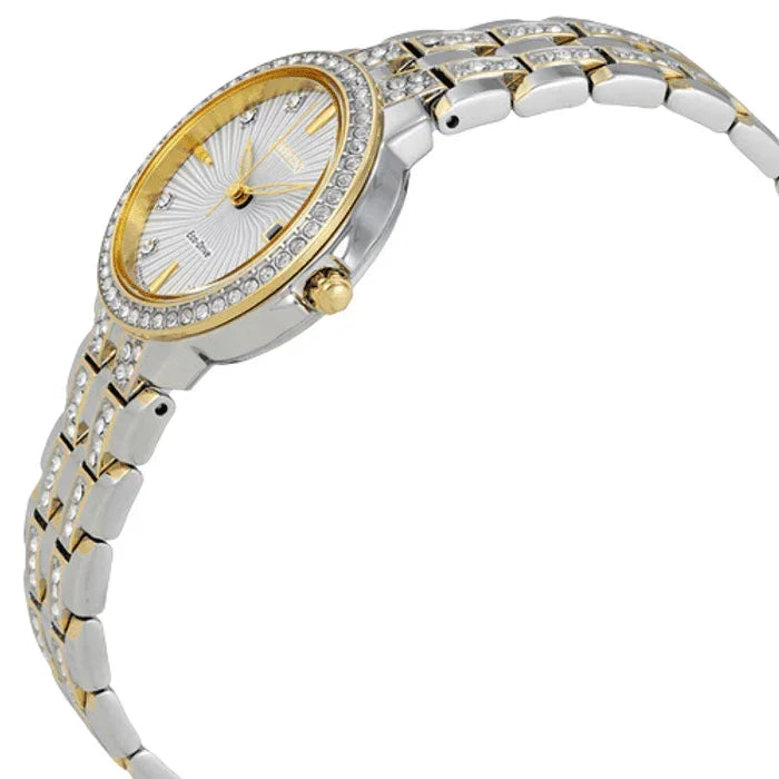 Citizen Eco Drive Silhouette Crystal Women&#39;s Watch EW2344-57A