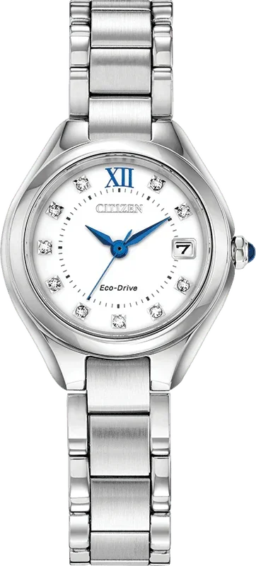 Citizen Eco Drive Silhouette Crystal Womens Watch EW2540-83A