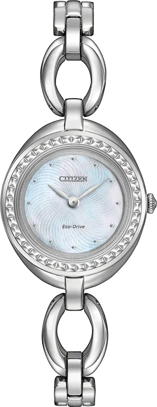 Citizen Eco Drive Silhouette Crystal Womens Watch EX1440-61D