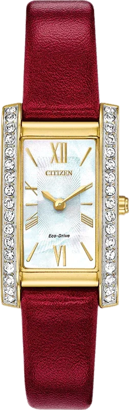 Citizen Eco Drive Silhouette Crystal Womens Watch EX1472-05D