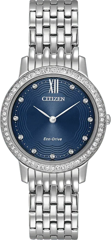 Citizen Eco-Drive Silhouette Crystal Womens Watch EX1480-58L