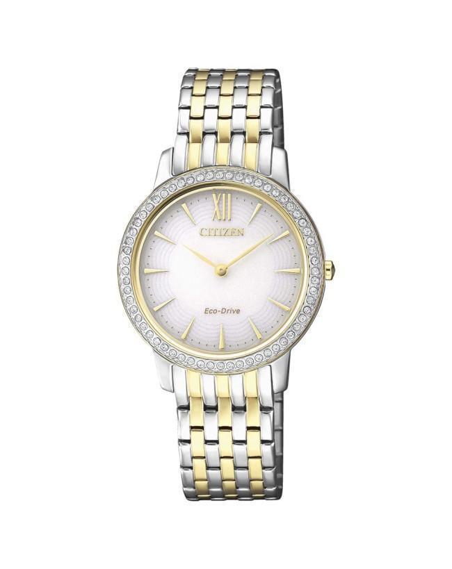 Citizen Eco Drive Silhouette Crystal Womens Watch EX1484-81A