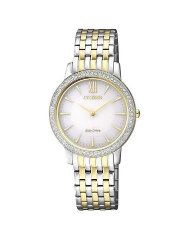 Citizen Silhouette Crystal Eco-Drive Womens Watch EX1484-81A
