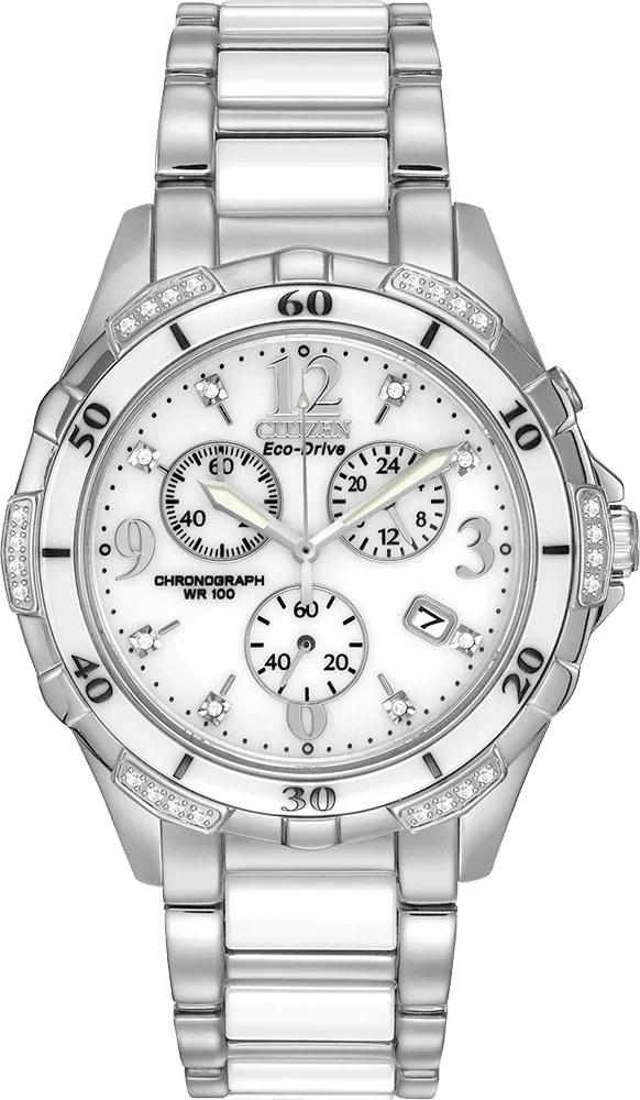 Citizen Eco Drive Silhouette Diamond Womens Watch FB1230-50A