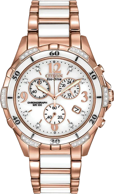 Citizen Eco Drive Silhouette Diamond Womens Watch FB1233-51A
