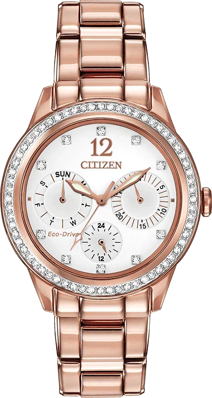 Citizen Eco Drive Silhouette Crystal Womens Watch FD2013-50A