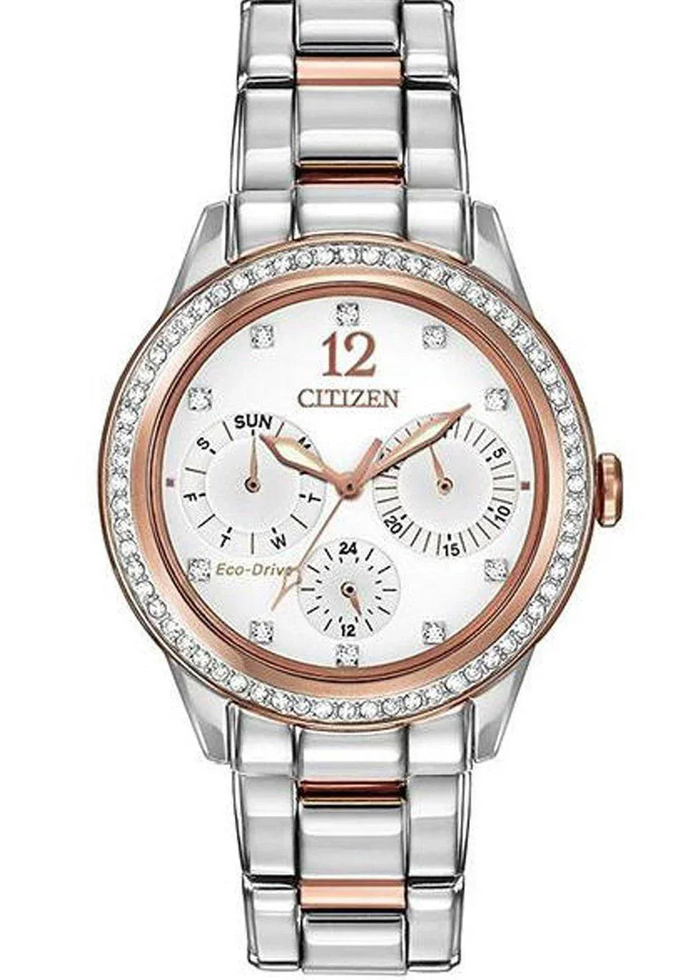 Citizen Eco Drive Silhouette Crystal Womens Watch FD2016-51A