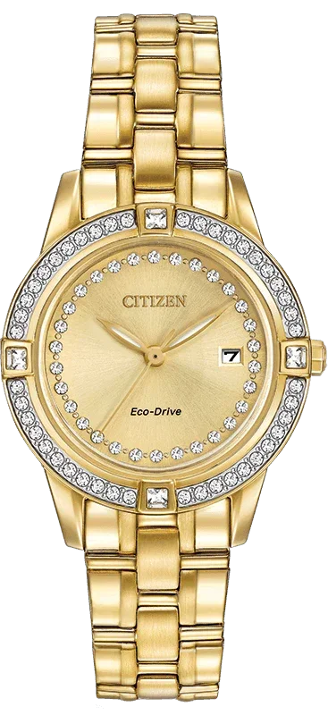 Citizen Eco Drive Silhouette Crystal Womens Watch FE1152-52P