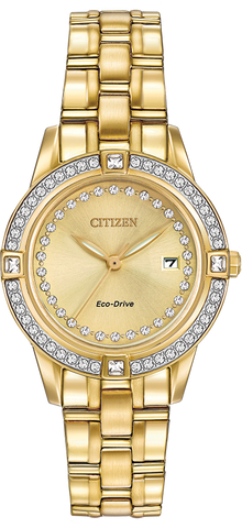 Citizen Silhouette Eco-Drive Crystal Womens Watch FE1152-52P