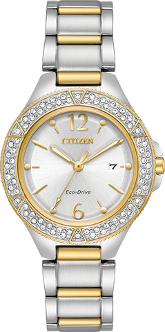 Citizen Silhouette Eco-Drive Crystal Womens Watch FE1164-53A