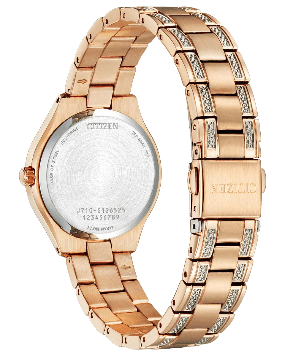Citizen Silhouette Crystal Eco Drive Womens Watch FE1233-52A