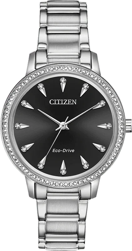 Citizen Eco Drive Silhouette Crystal Womens Watch FE7040-53E