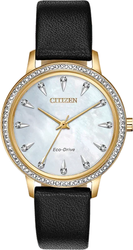 Citizen Eco Drive Silhouette Crystal Womens Watch FE7042-07D