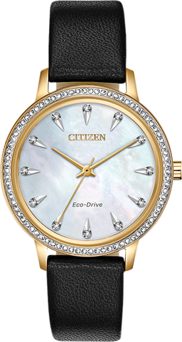 Citizen Silhouette Eco-Drive Crystal Womens Watch FE7042-07D